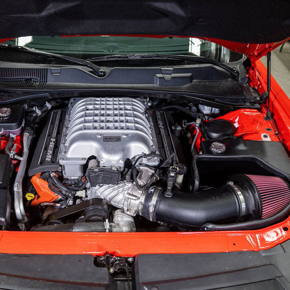 JLT 15-20 Dodge Charger 6.2L / 15-18 Dodge Challenger Hellcat 6.2L Cold Air Intake Kit w/Red Filter