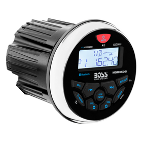 Boss Audio Systems Marine Gauge Receiver / Bluetooth / No CD / USB / AM FM