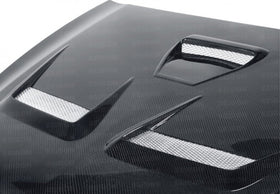Seibon 04-08 Acura TL CW-Style Carbon Fiber Hood - 0