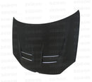 Seibon 06-08 Volkswagen Golf GTI DV-style Carbon Fiber Hood-1