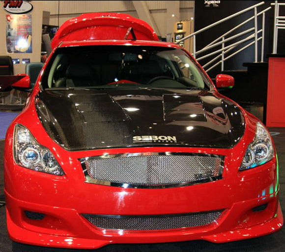 Seibon 08-09 Infiniti G37 2-door TS-style Carbon Fiber Hood