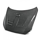 Seibon 08-12 Mitsubishi Lancer Evo X DV-Style Carbon Fiber Hood-1