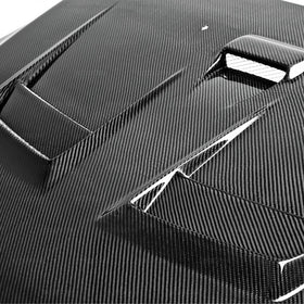Seibon 08-12 Mitsubishi Lancer Evo X DV-Style Carbon Fiber Hood - 0