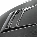 Seibon 08-12 Mitsubishi Lancer Evo X DV-Style Carbon Fiber Hood-5