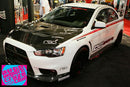 Seibon 08-12 Mitsubishi Evo X OEM style Carbon Fiber Hood-4