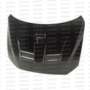 Seibon 08-09 Mitsubishi Lancer (CYA4/5A) DV Style Carbon Fiber Hood-1