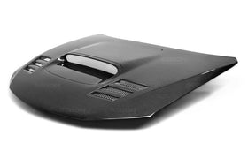 Seibon 08-09 Subaru WRX/STi CWII-style Carbon Fiber Hood - 0