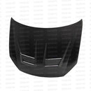 Seibon 10-11 VW Golf GTI 5K/MK6 DV Carbon Fiber Hood w/ Shaved Emblem-1