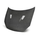Seibon 10-11 VW Golf GTI 5K/MK6 TM Carbon Fiber Hood w/ Shaved Emblem-1