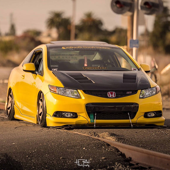 Seibon 12-13 Honda Civic 2dr TS-Style Carbon Fiber Hood