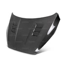 Seibon 15-16 Ford Focus TS-Style Gloss Finish Carbon Fiber Hood-1