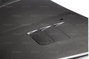 Seibon 15-16 Ford Focus TS-Style Gloss Finish Carbon Fiber Hood-3