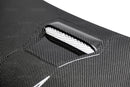 Seibon 2016-2017 Honda Civic Coupe/Sedan/Hatchback MR-Style Carbon Fiber Hood-3
