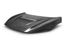 Seibon 2016-2017 Honda Civic Coupe/Sedan/Hatchback VS-Style Carbon Fiber Hood-2