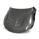 TSII-STYLE DOUBLE-SIDED CARBON FIBER HOOD FOR 2020-2021 TOYOTA GR SUPRA-1