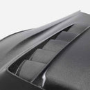 TV-style double sided carbon fiber hood for 2020-2024 Toyota GR Supra-7