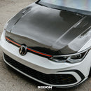 TM-style carbon fiber hood for 2022 VW Golf MK8-10
