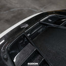 TV-Style Double Sided Carbon Fiber Hood For 2023-2024 Honda Civic Type R-3