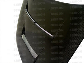 Seibon 89-94 Nissan S13/Silvia (S13) DV Style Carbon Fiber Hood - 0