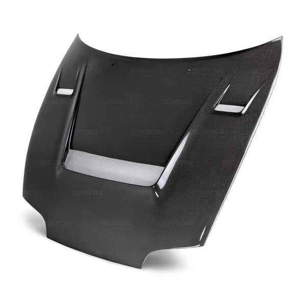 Seibon 93-98 Toyota Supra (JZA80L) KB-Style Carbon Fiber Hood