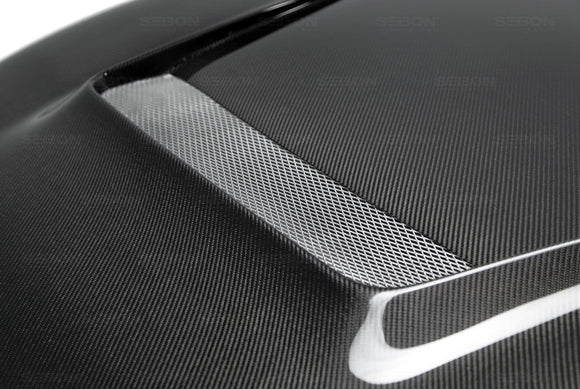 Seibon 93-98 Toyota Supra (JZA80L) KB-Style Carbon Fiber Hood