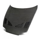 Seibon 93-98 Toyota Supra (JZA80L) TR Style Carbon Fiber Hood-1
