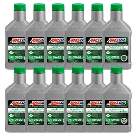 AMSOIL 0W-20 100% Synthetic Hybrid Motor Oil Case of 12
