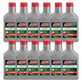 AMSOIL 0W-8 100% Synthetic Hybrid Motor Oil Case of 12