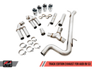 AWE Track Edition Exhaust for Audi 8V S3 - Chrome Silver Tips, 102mm-6
