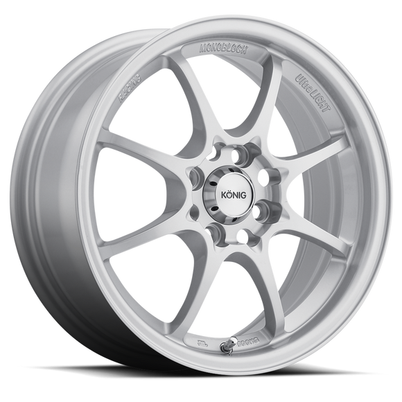 KONIG HELIUM 15 X 6.5 +40 4 X 100 CB73.1 SILVER