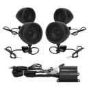 Boss Audio Systems Motorcycle Speaker Amplifier/ Bluetooth/ 3in Speakers 2 Pair- Black-1