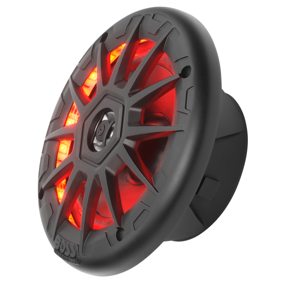 Boss Audio Systems 5.25in Marine Speakers 150 Watts Pair MultiColor 2 Way