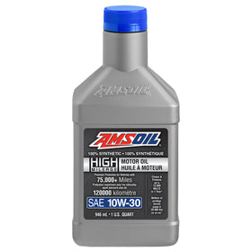 AMSOIL 10W-30 100% Synthetic High-Mileage Motor Oil 946 ml Bottle