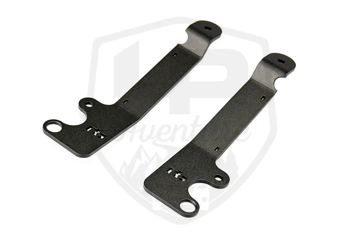LP Aventure 18-19 Subaru Crosstrek Hood Light Brackets - Powder Coated (Pair)