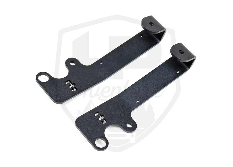 LP Aventure 2015+ Subaru Outback Hood Light Brackets - Powder Coated (Pair)