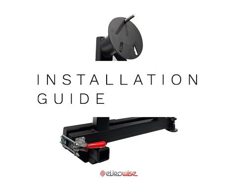 HITCH AXIS, HITCH MOUNTED SPARE TIRE SWING OUT CARRIER - CAYENNE/TOUAREG/Q7