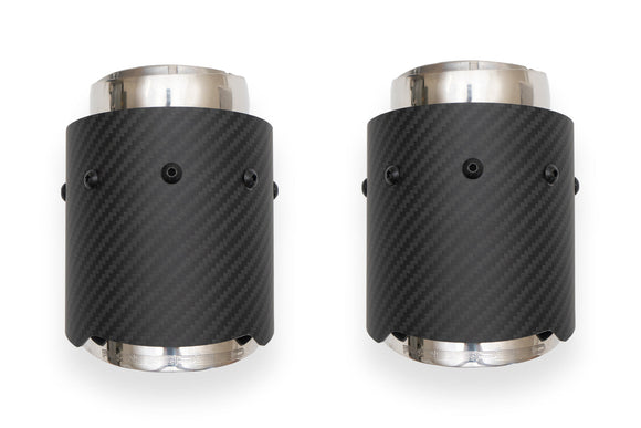 Fabspeed McLaren 570S / 570GT / 540C Deluxe Bolt-On Dual Carbon Fiber Tips