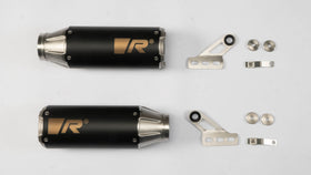 Remus 2024+ Ducati Hypermotard 698 Mono BoostR Left/Right - Stainless Steel Black