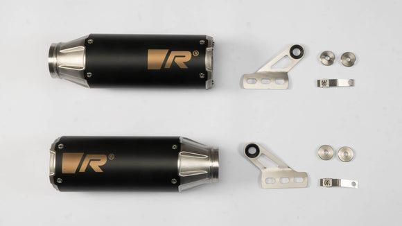 Remus 2024+ Ducati Hypermotard 698 Mono BoostR Left/Right - Stainless Steel Black