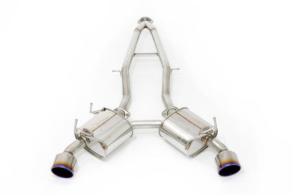 APEXi RS EVO Extreme Exhaust. Nissan 370Z (Z34) 09-20. Non-Resonated (Y-Pipe Bac
