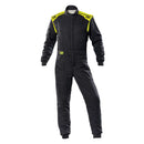 OMP FIRST-S OVERALL ANTHR F/YELLOW SIZE 48 FIA 8856-2018 + SFI-1