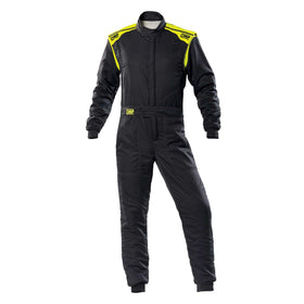 OMP FIRST-S OVERALL ANTHR F/YELLOW SIZE 44 FIA 8856-2018 + SFI