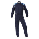 OMP First-S Overall Fia 8856-2018+SFI - Navy Blue/Cyan Size 56-1