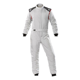 OMP FIRST-S OVERALL SILVER SIZE 64 FIA 8856-2018 + SFI
