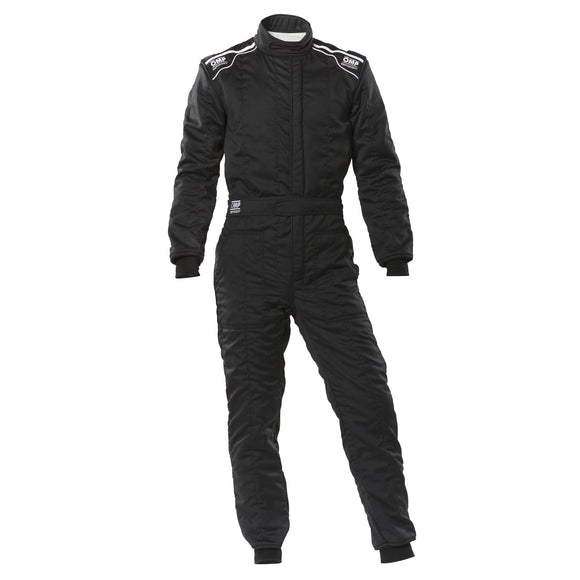 OMP Sport Overall Racing Suit FIA 8856-2018 - Black - Sz L (54-56)