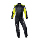 OMP TECNICA EVO SUIT BLACK/YELLOW SIZE 54 FIA 8856-2018 + SFI-1