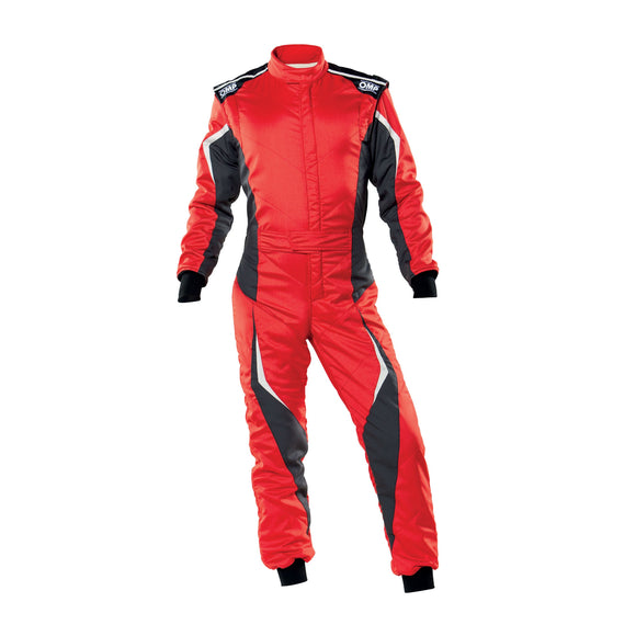 OMP TECNICA EVO OVERALL FIA 8856-2018 RED / BLACK SZ 48 FIA 8856-2018 + SFI