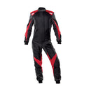OMP One Evo X Overall Black/Red - Size 50 (Fia 8856-2018)-1