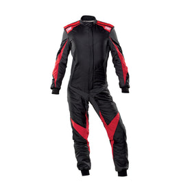 OMP One Evo X Overall Black/Red - Size 50 (Fia 8856-2018)