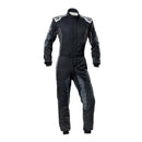 OMP Tecnica Hybrid Overall Fia 8856-2018 Black / Silver Sz 64-1